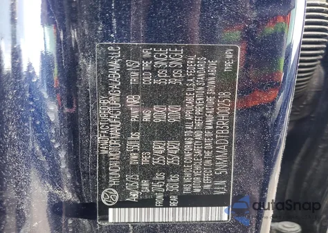 2024 Genesis Gv70 Base z USA, uszkodzony, nr VIN 5NMMADTB3RH002518